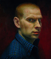 Self Portrait V, framed 15"x12"